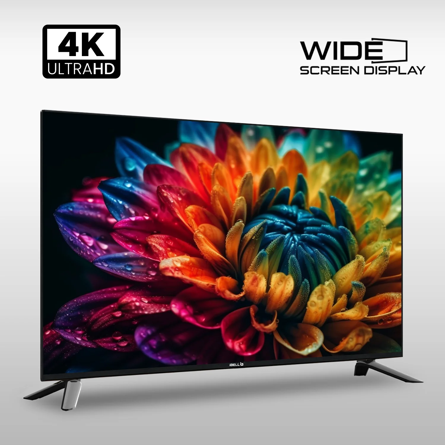 IBELL 108 cm (43 inches) A+ Series 4K Ultra HD Smart QLED TV (Black) - Image 9