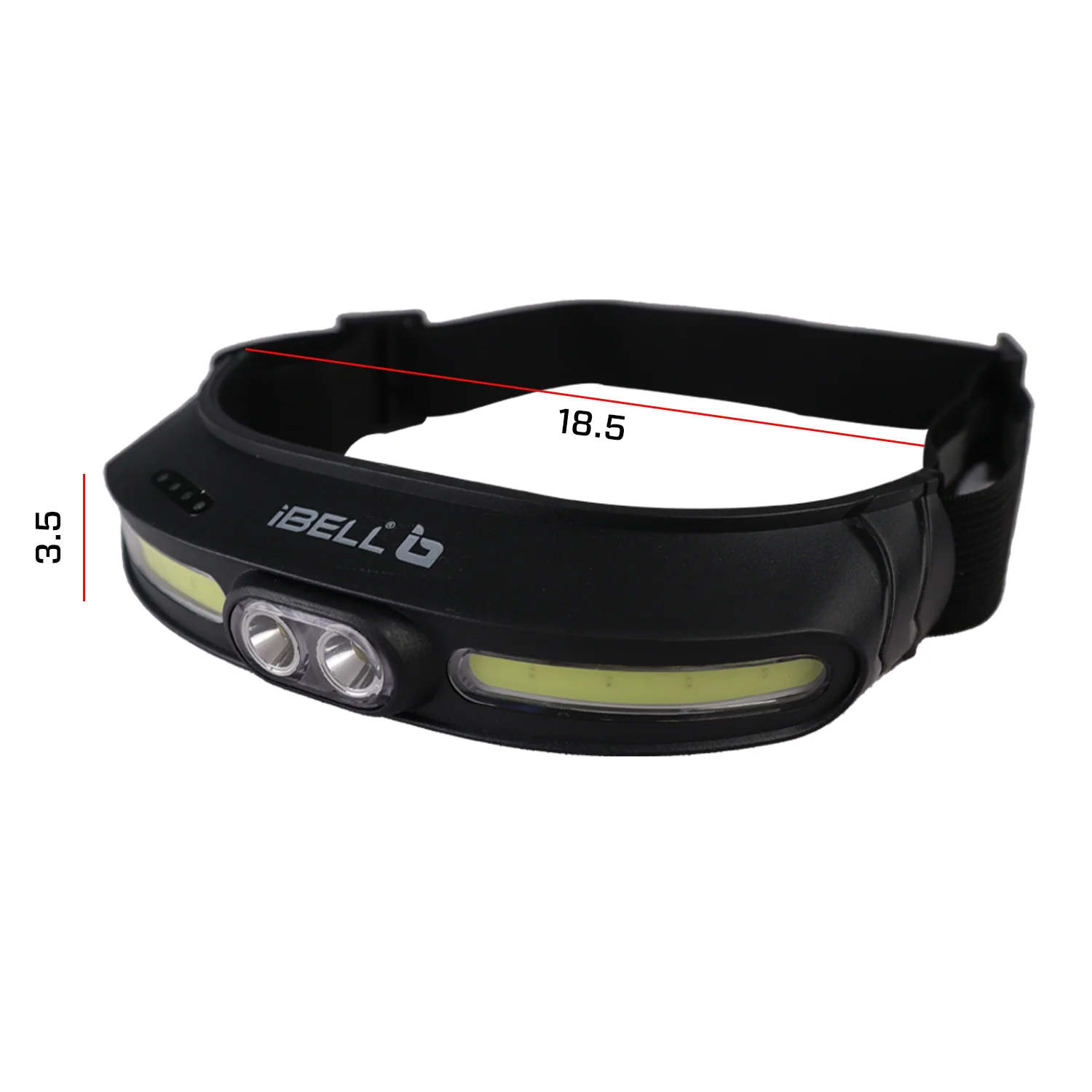 IBELL HL8245S Headlamp Torch with Headband, Rechargeable, LED with 5 Light Modes, Type C Charging, Light Weight, Super Bright & Long Range, for Cycling, Trekking, Camping (Black) - Image 6