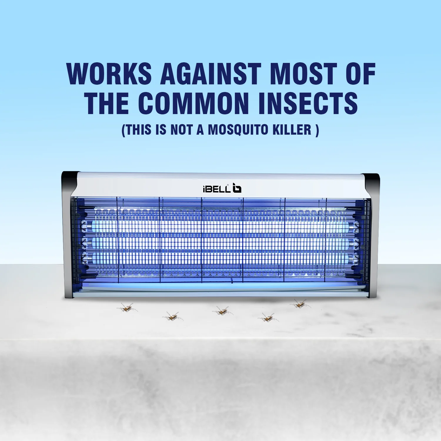 iBELL S60IK Insect Killer Machine 60W, UV Lamp Technology, Effective Bug Zapper for Home, Office, and Restaurants (Silver) - Image 5