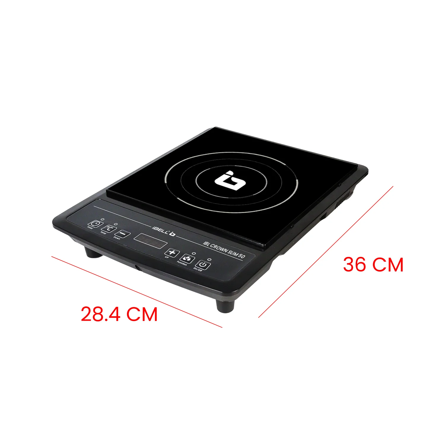 IBELL SLIM50 Induction Cooktop, 2000W, BIS Certified, LED Display, 2 Yr Warranty, Auto Shut-Off, Over Heat Protection (Black) - Image 7